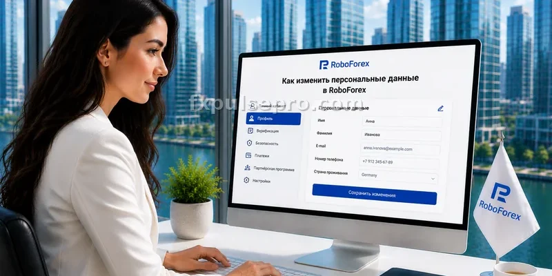 Изменение личных данных в RoboForex Ltd