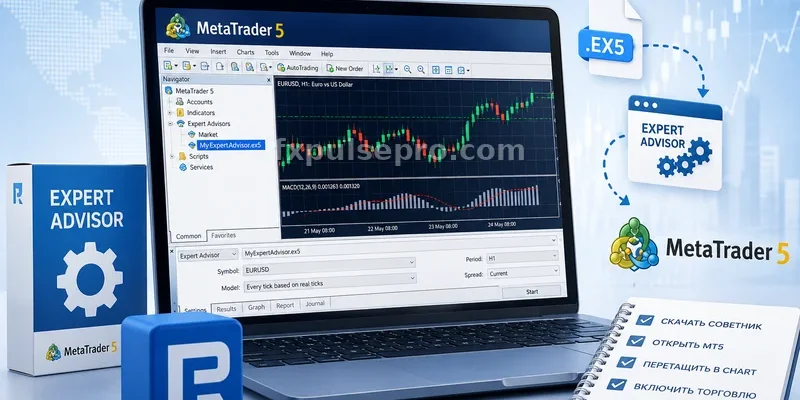 Как установить советник в MetaTrader 5