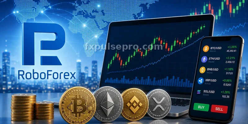 Криптовалюты в RoboForex Ltd