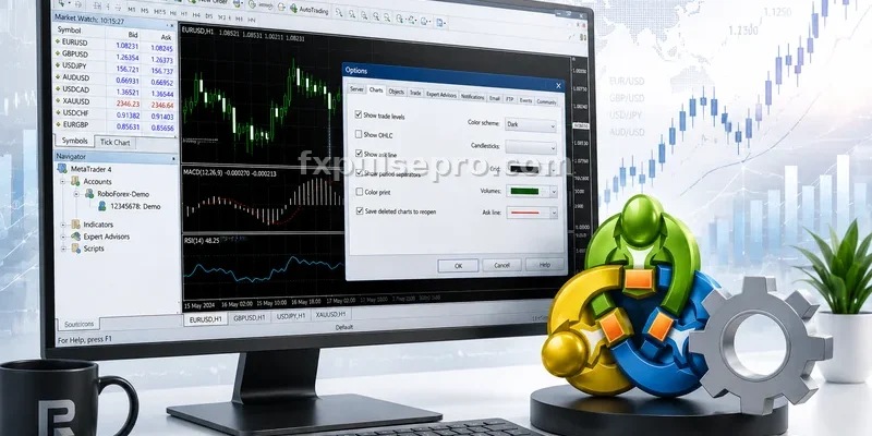 Настройка MetaTrader 4 для торговли