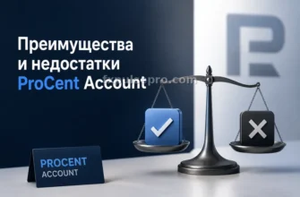 Преимущества и недостатки ProCent Account