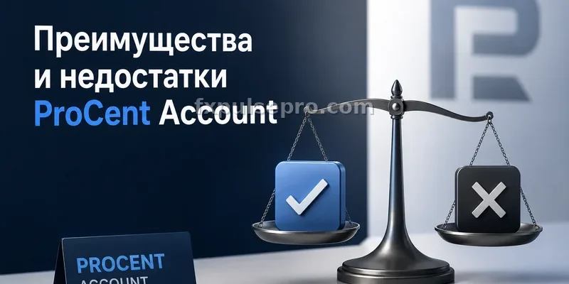 Преимущества и недостатки ProCent Account