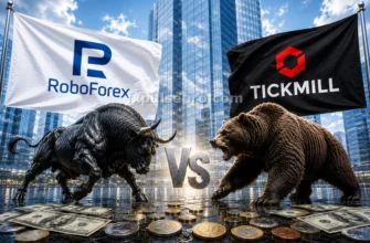 Сравнение RoboForex Ltd и Tickmill