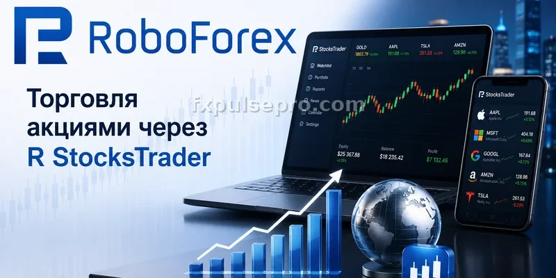 Торговля акциями через R StocksTrader