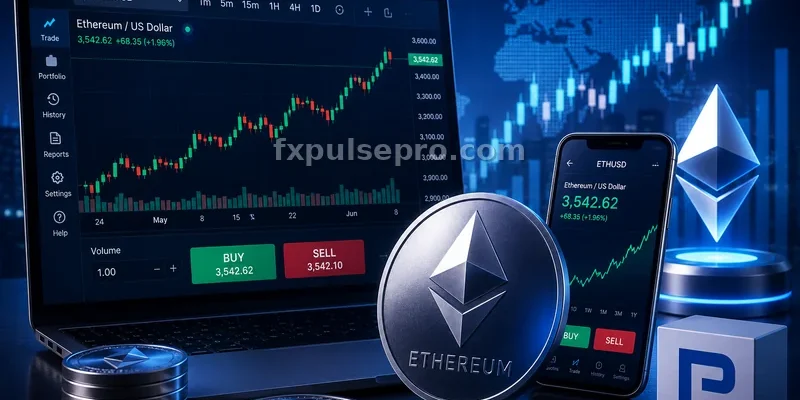 Торговля Ethereum через RoboForex Ltd